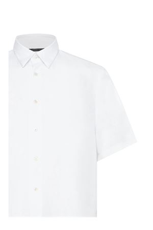 Camicia maniche corte in viscosa bianca LOW BRAND | LC26002A001